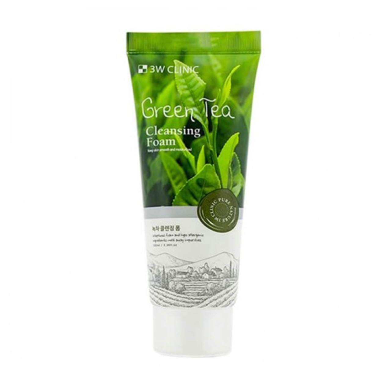 3W Clinic Green Tea Cleansing Foam